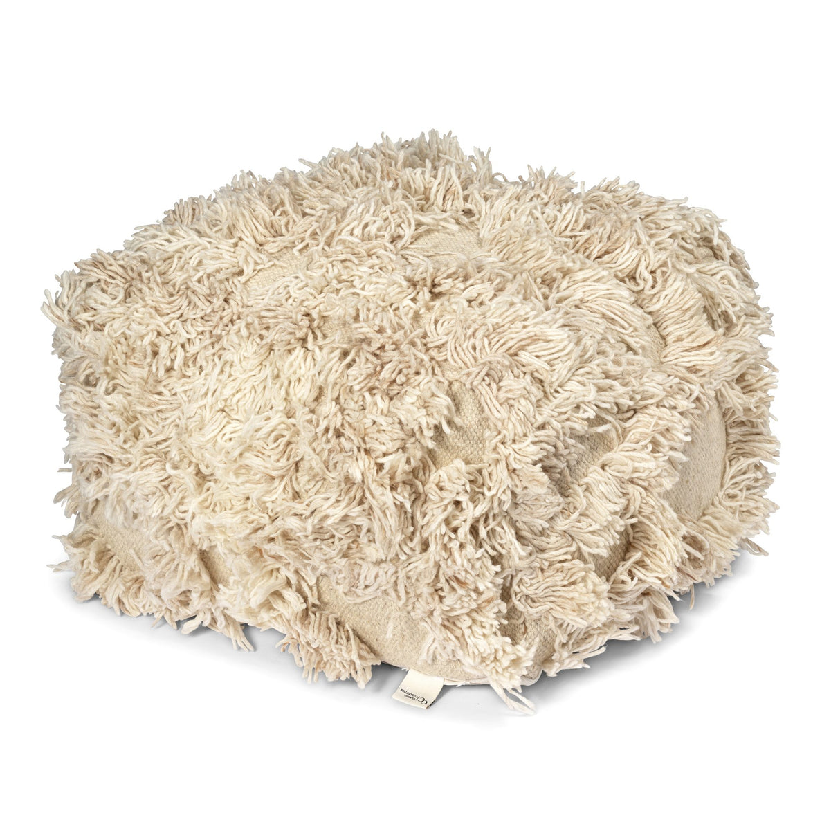 Rio 55x55 cm Puff Beige