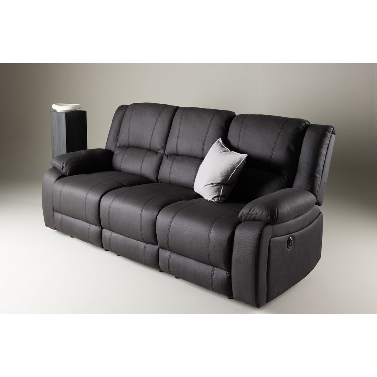 Singapore Reclinersoffa Svart
