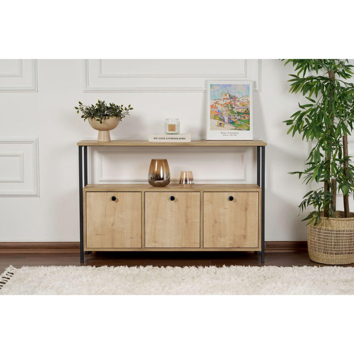 Kora Konsolbord Oak Black