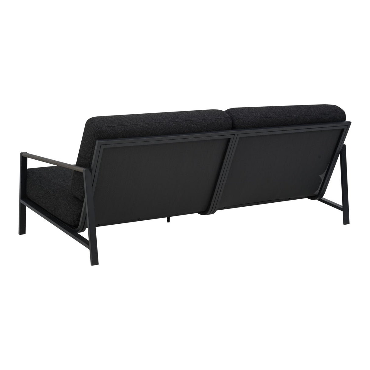 Lyra 2,5-sits Soffa 193x99 cm Svart/Teddy Black