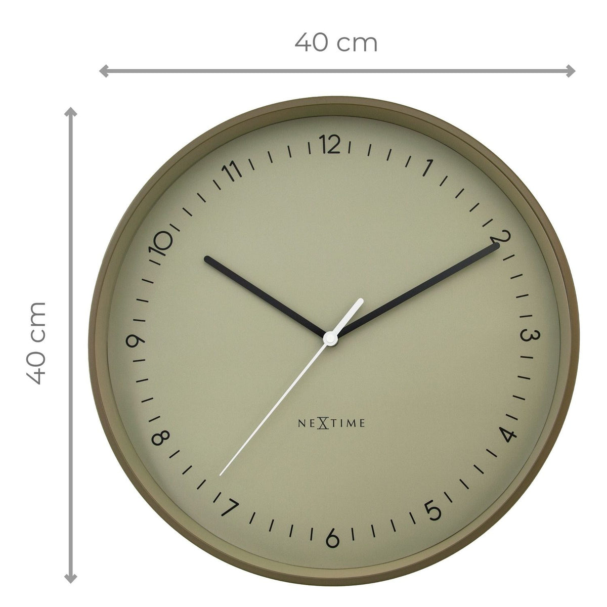 Berlin 40 cm Väggklocka Khaki
