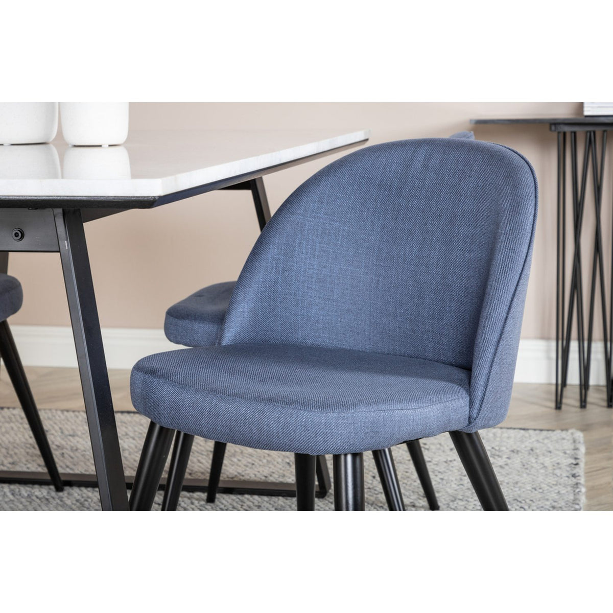 Estelle, Velvet Rektangulär matgrupp