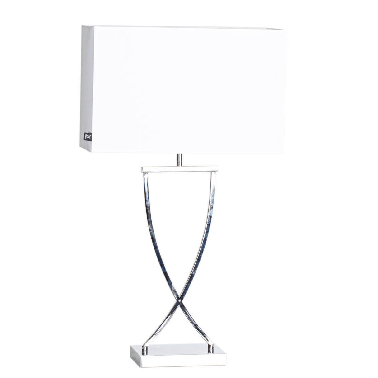 Omega Bordslampa 69 cm Krom/Vit