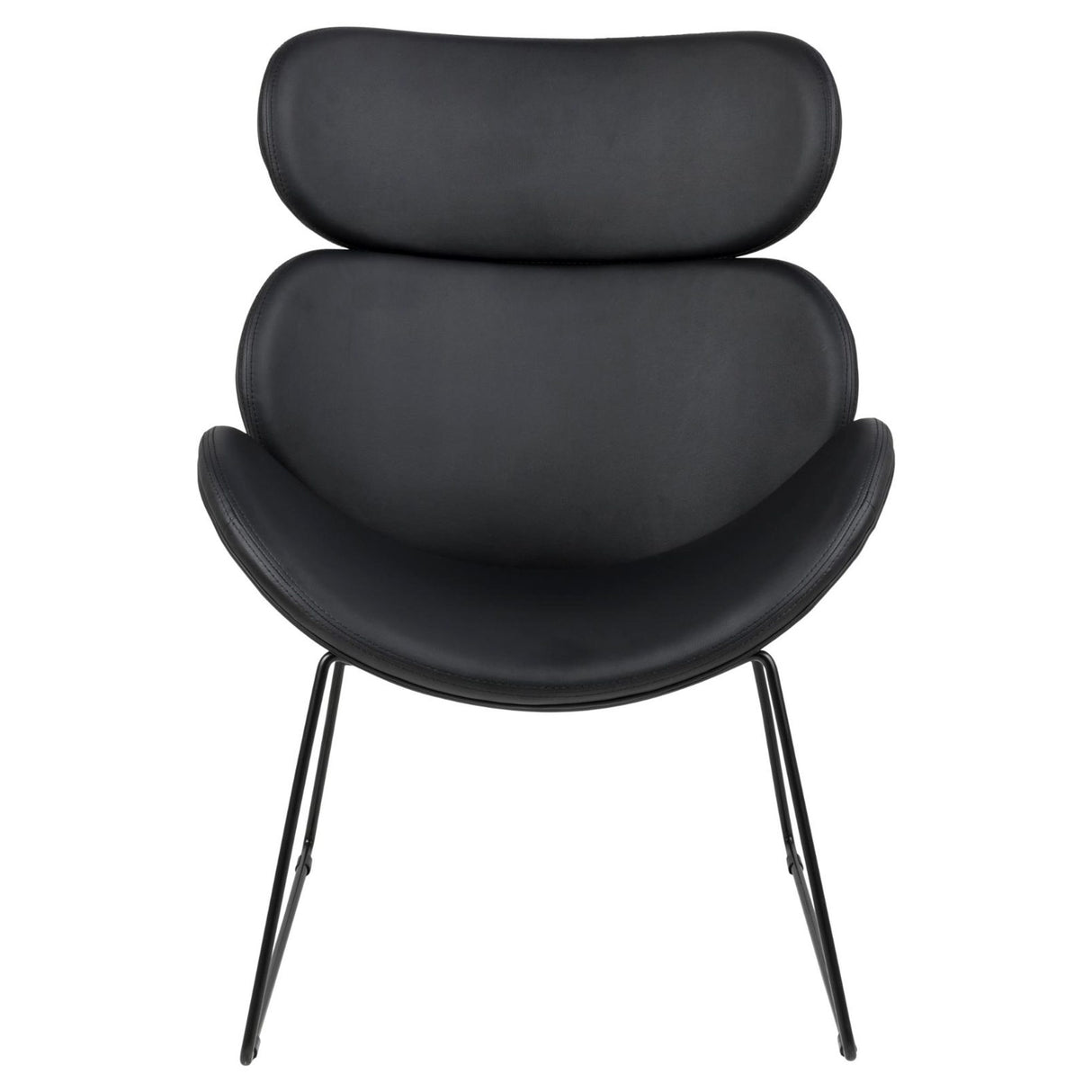 La Condamine Loungefåtölj PU Svart