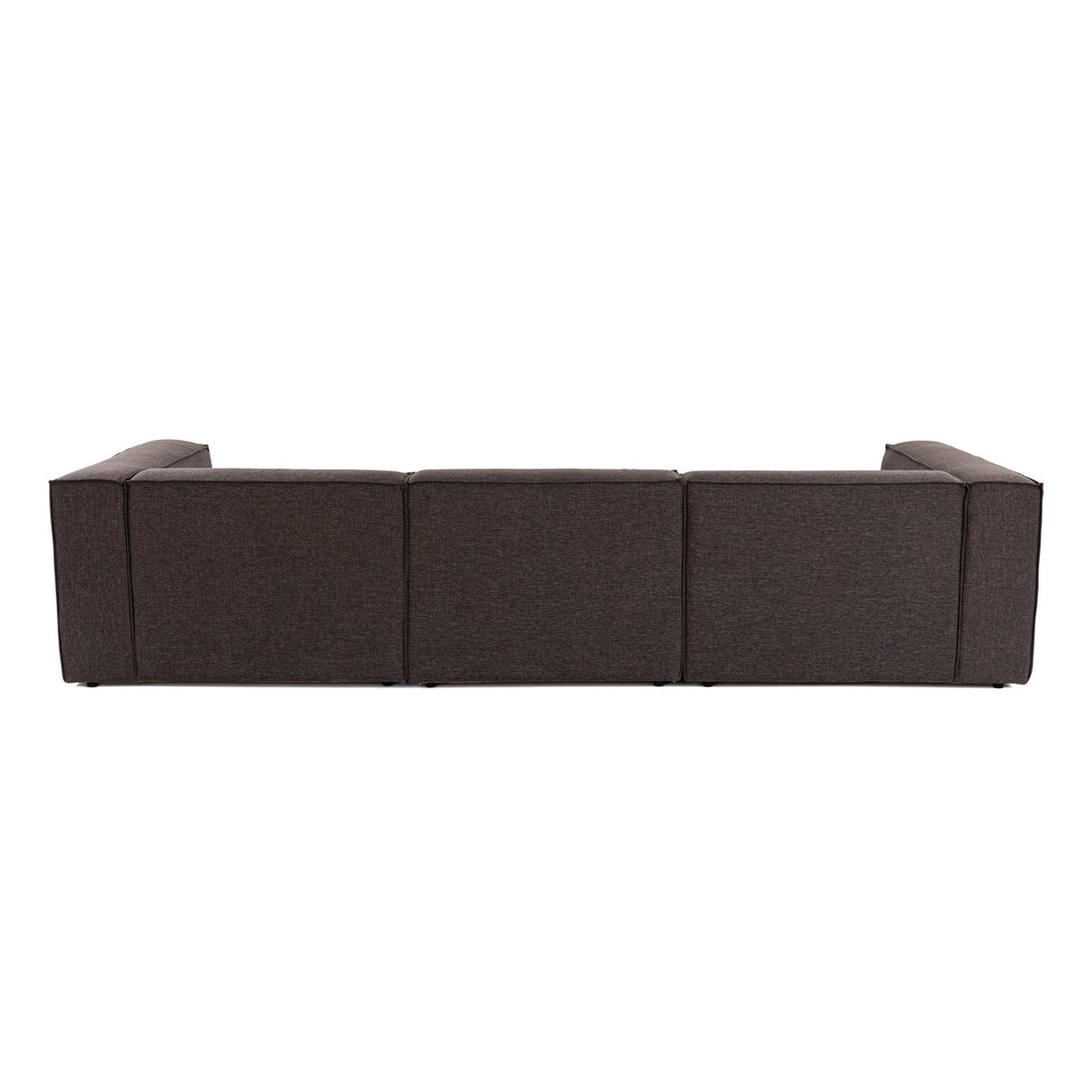 Fora (296 x 66 x 185 cm) Hörnsoffa Mörkbrun