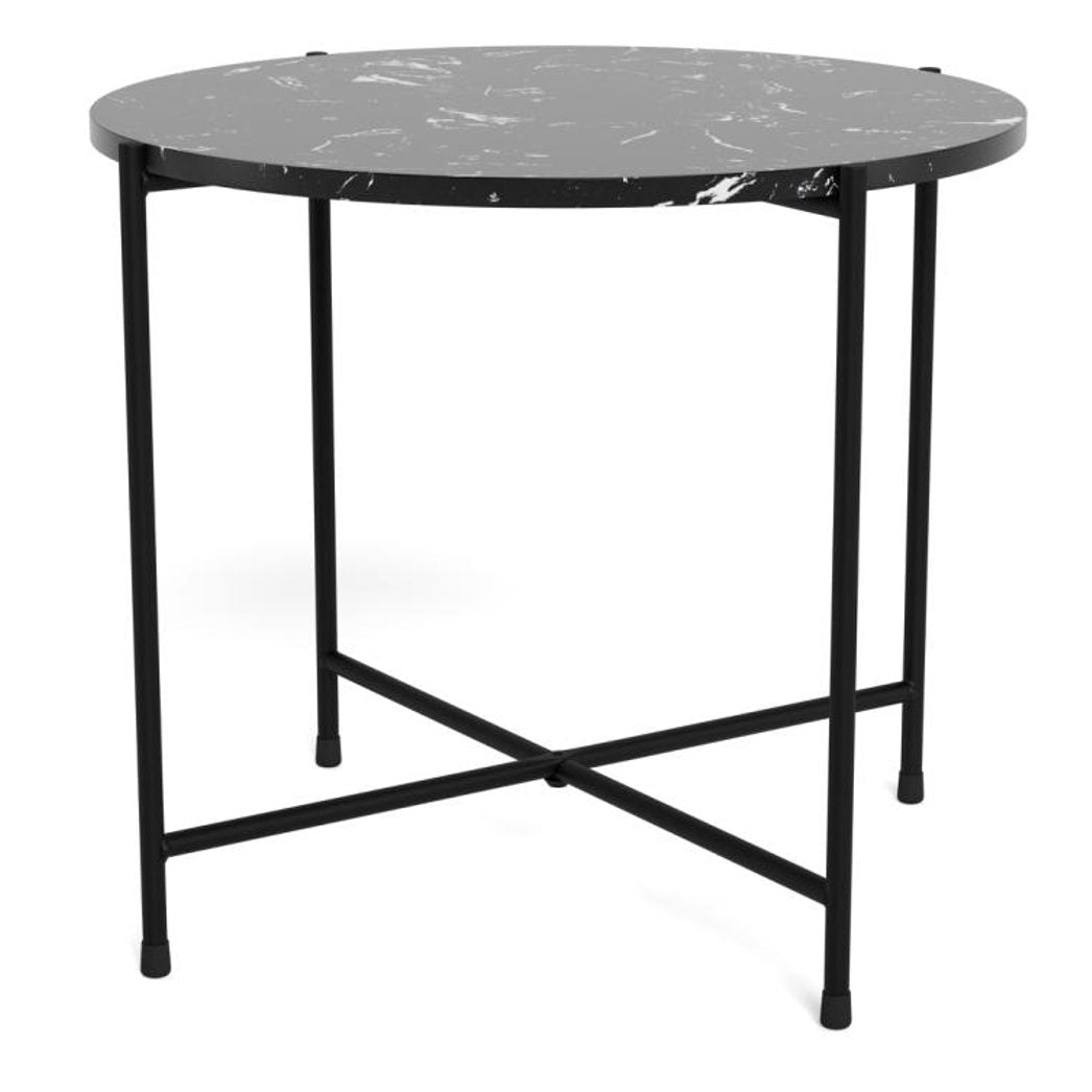 Opera Sidobord 52cm Svart Marmor