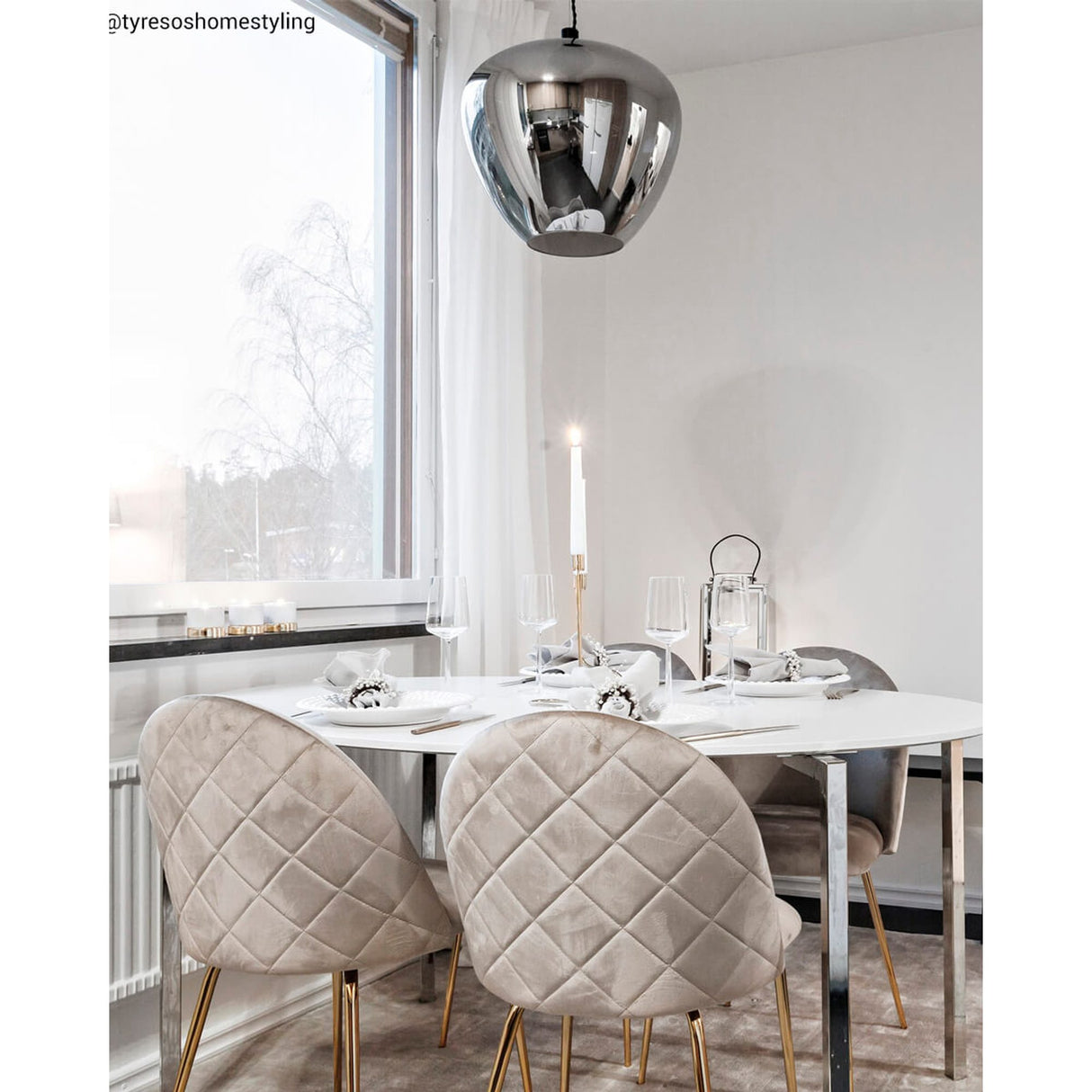 Bellissimo Grande Taklampa Rökgrå