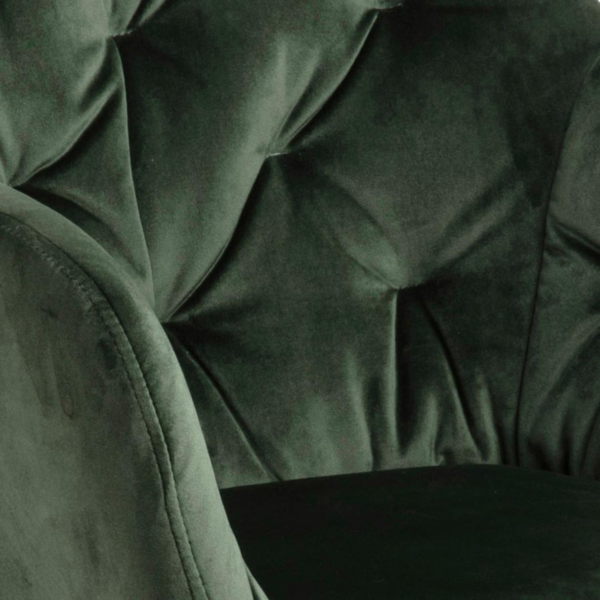 Katie Karmstol Vic tyg Skogsgrön