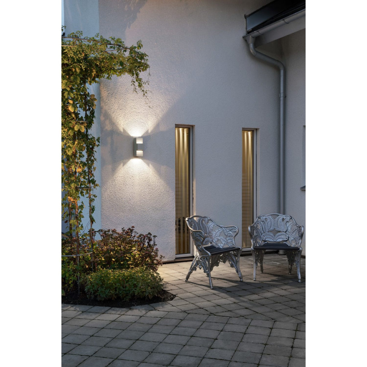 Imola HP-LED 3x3W Vägglampa Ute