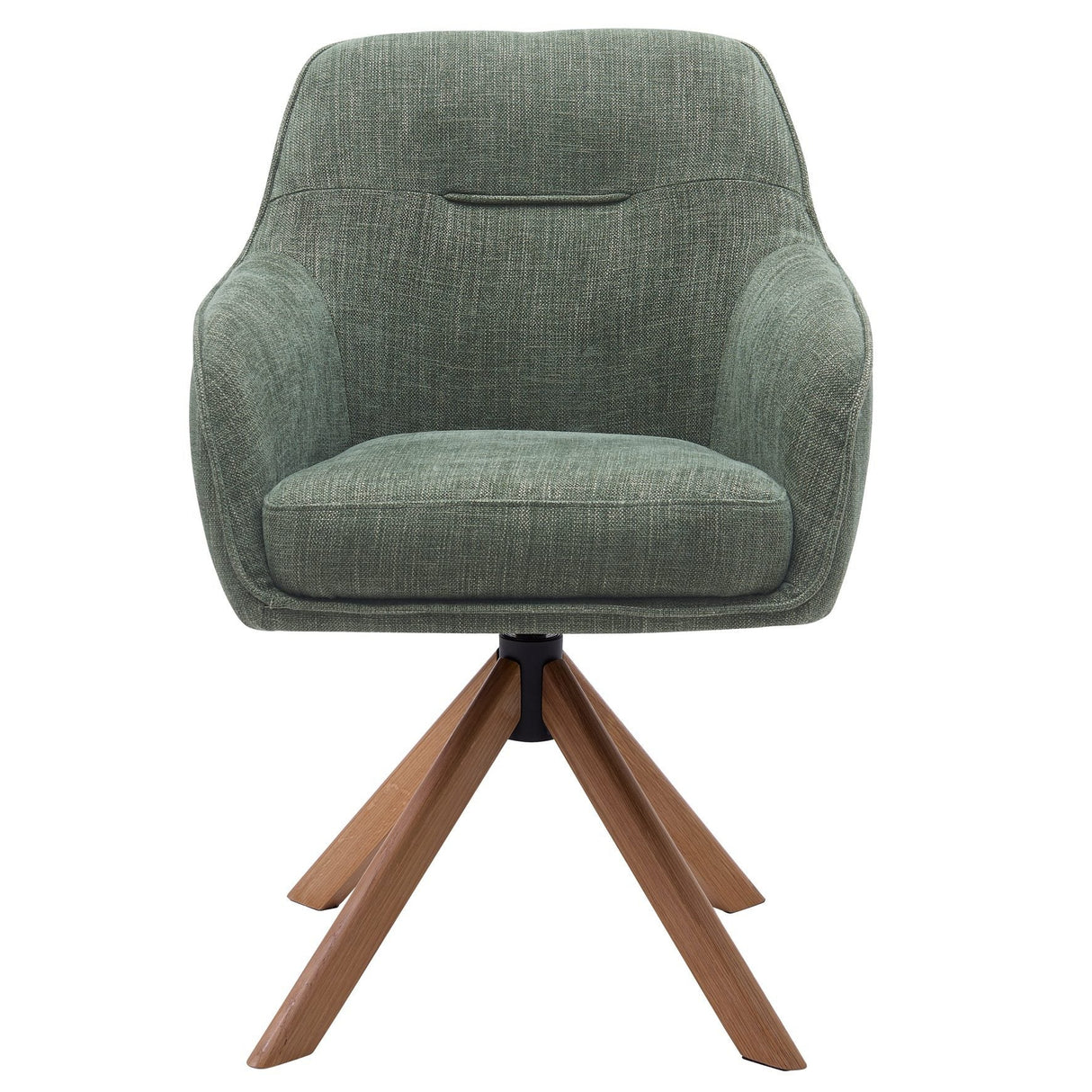 Kate Snurrstol TOP Skogsgrön, Massiv ek