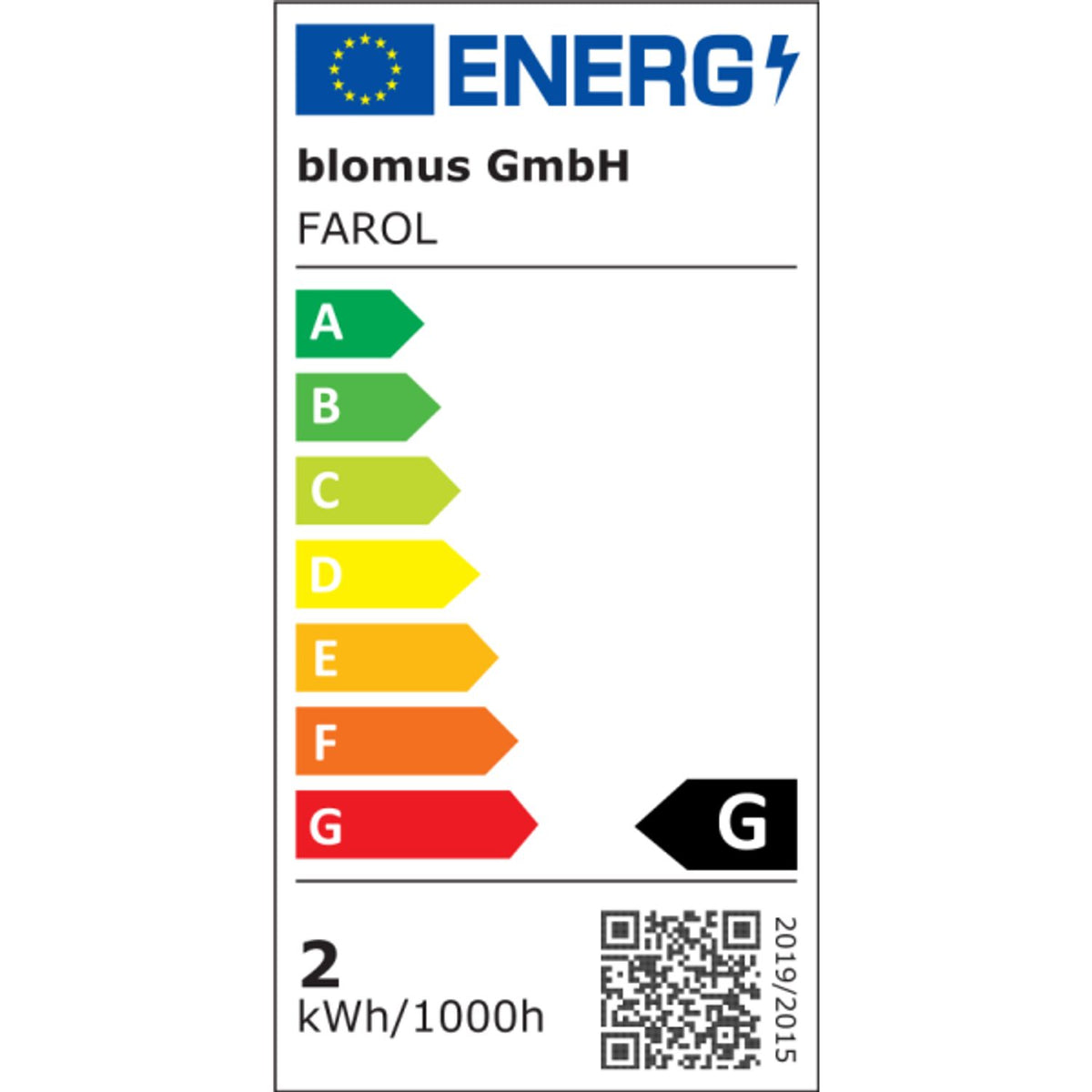 Farol mobil led lampa 33,5 cm Mobil LED-bordslampa Gunmetal