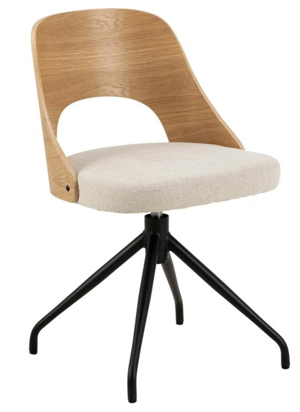 Dina Matstol vrid-funktion Ek/Beige