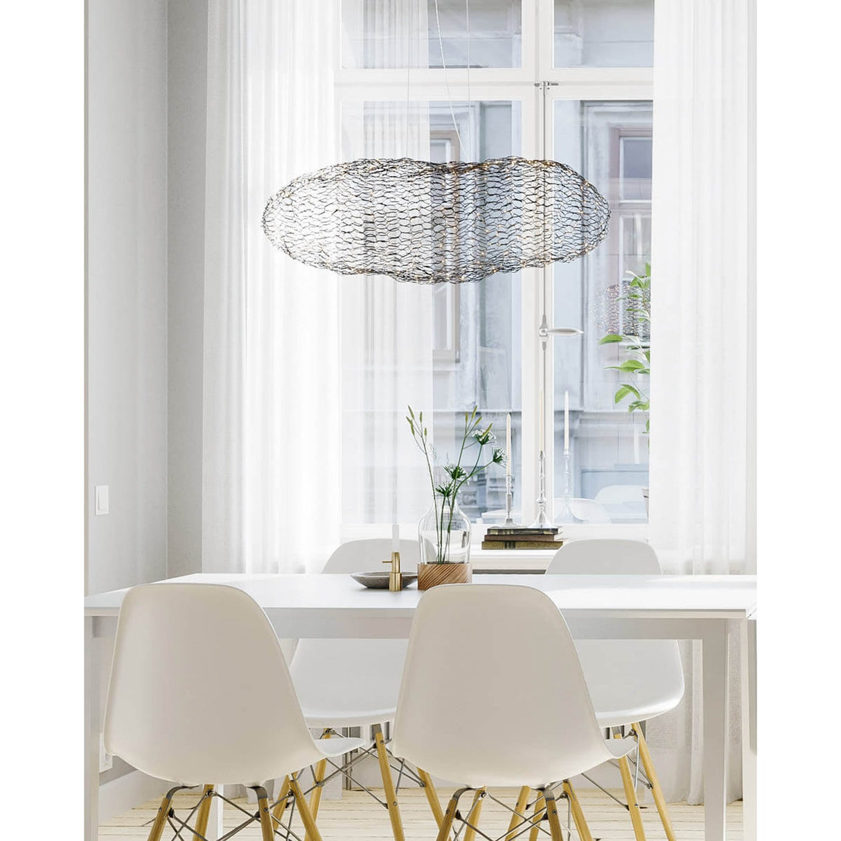 Hayden Taklampa 76 cm Svart matt