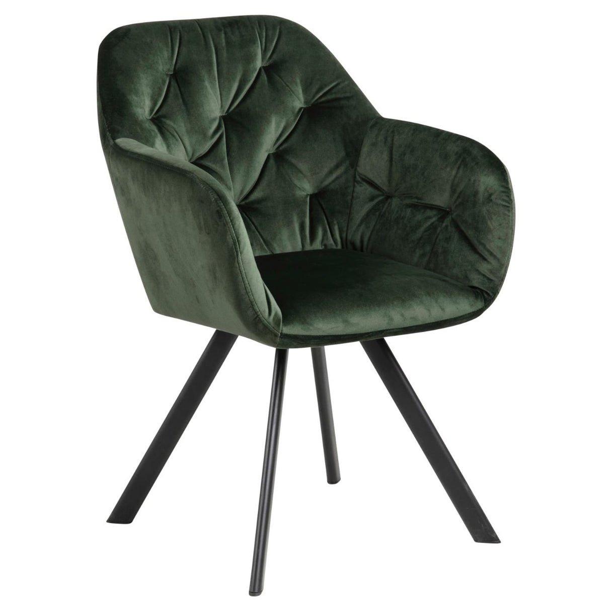 Katie Karmstol Vic tyg Skogsgrön