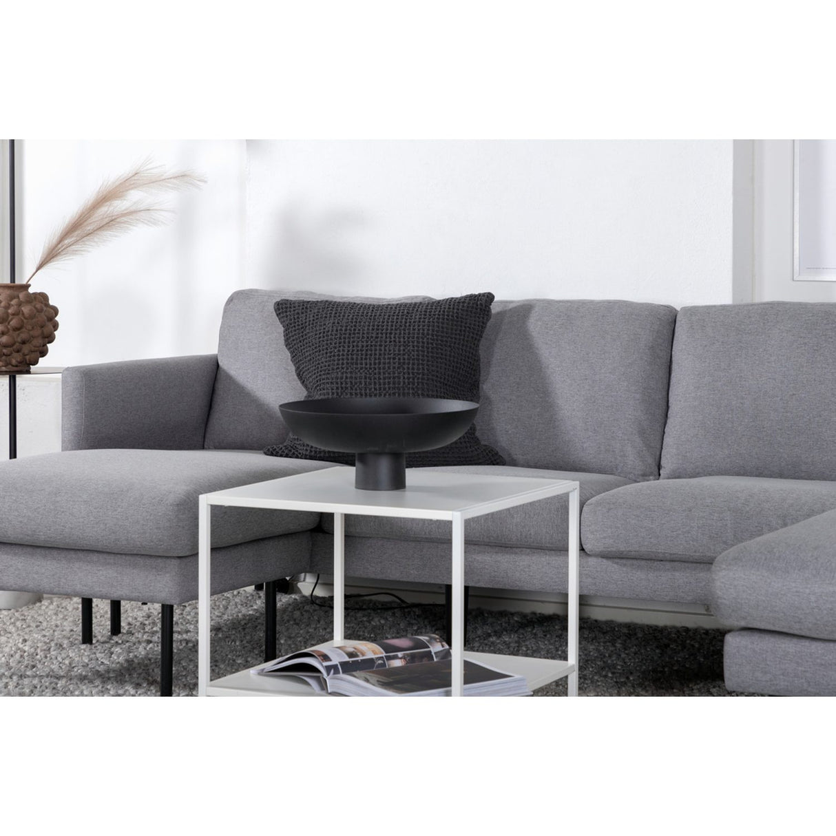 Zoom Schäslongsoffa Grå