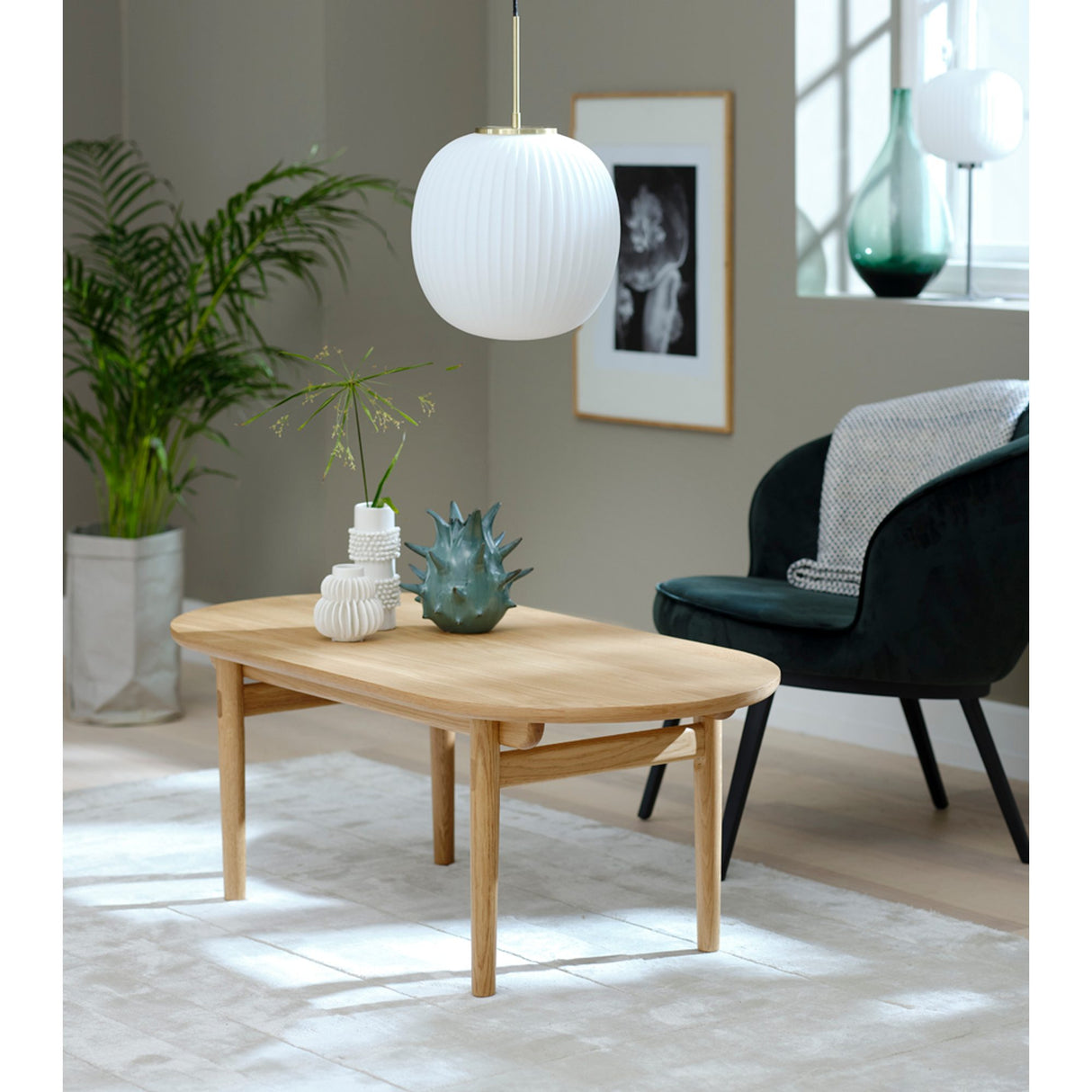 Garbo Soffbord 70x130 cm Naturlig ek