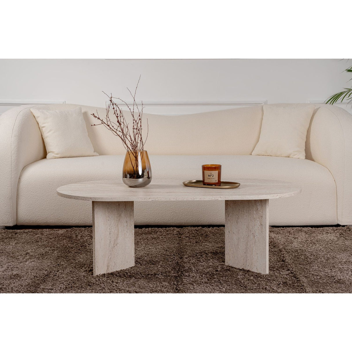Trentino Soffbord Travertine