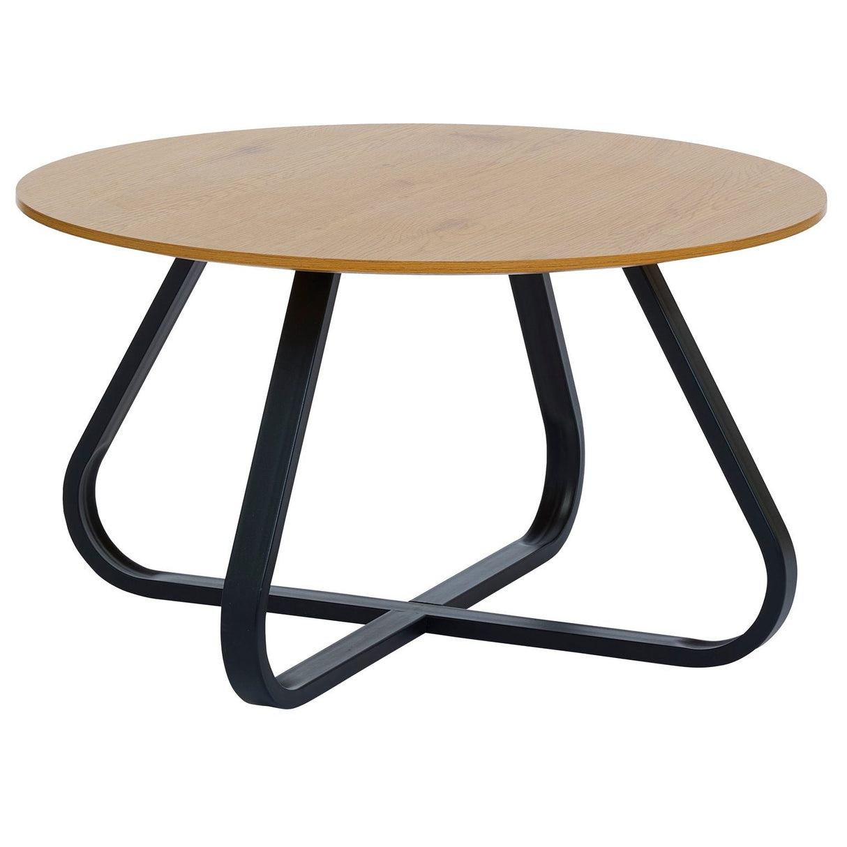 Classico Soffbord Rund 80 cm, Naturlig ek