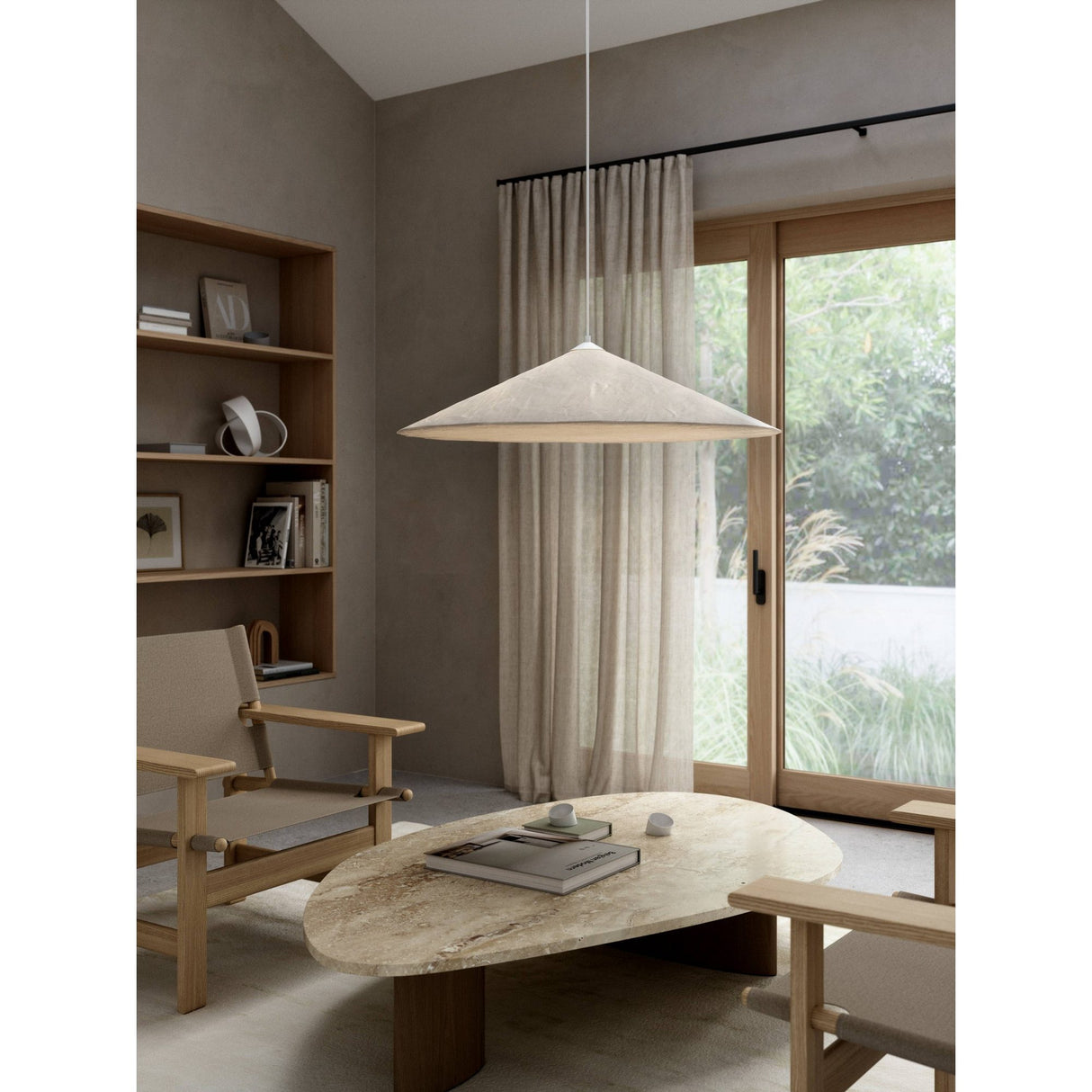 Hill Vit Taklampa 85 cm