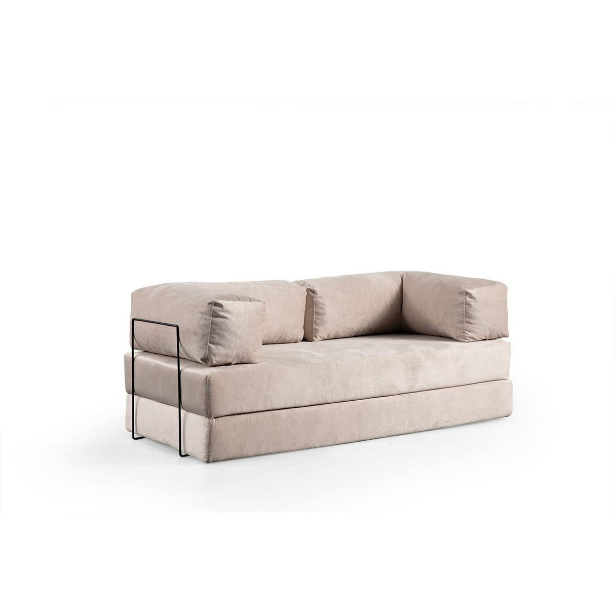 Tropea 2-sits bäddsoffa Kräm