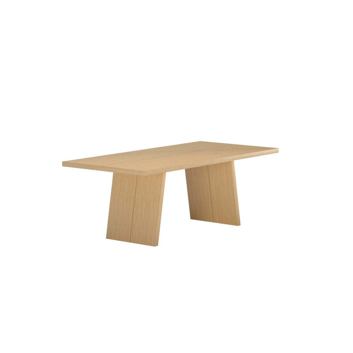 Logga Rektangulärt matbord Natur