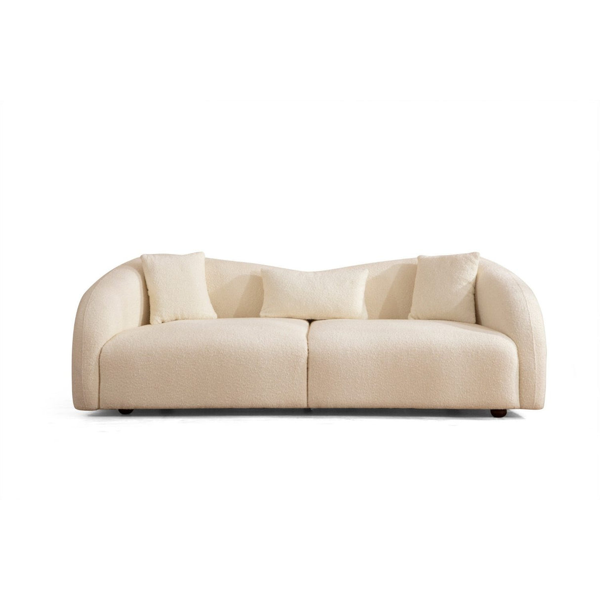 Tbilisi (236 x 76 x 91 cm) Creme 3-sitssoffa