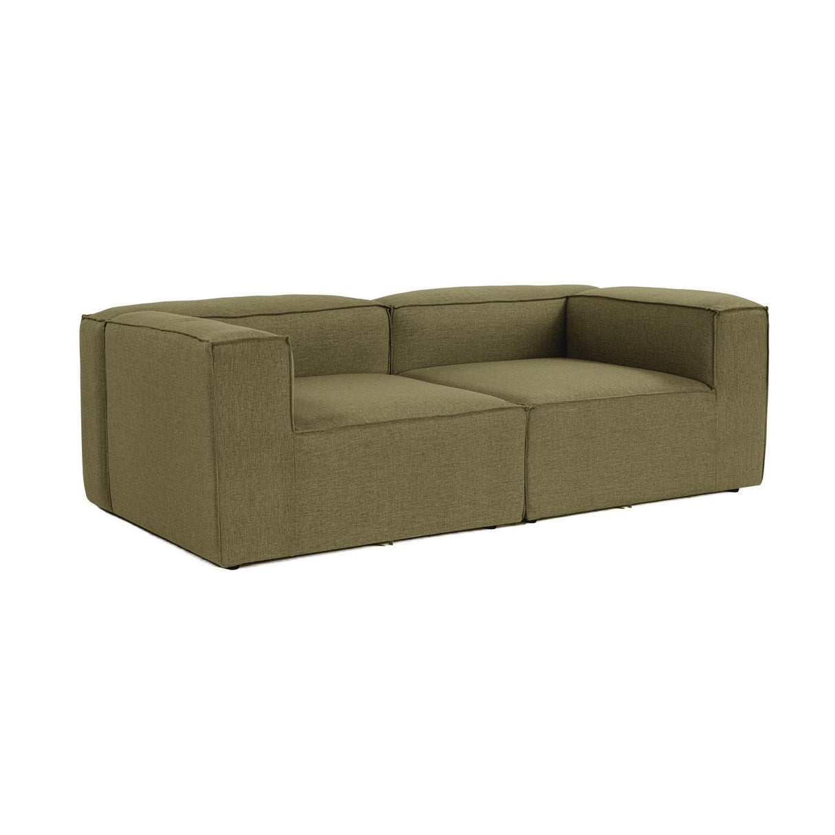 Fora 2-sits (214 x 66 x 105 cm) 2-sitssoffa Grön
