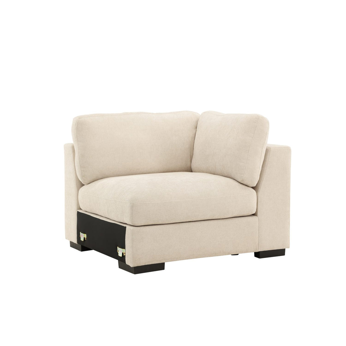 Salerno Hörnsoffa Beige, Höger Hörndel