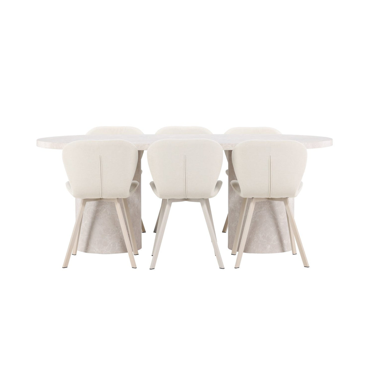 Narvik, Lilja Oval matgrupp Beige, Beige, 200 x 100
