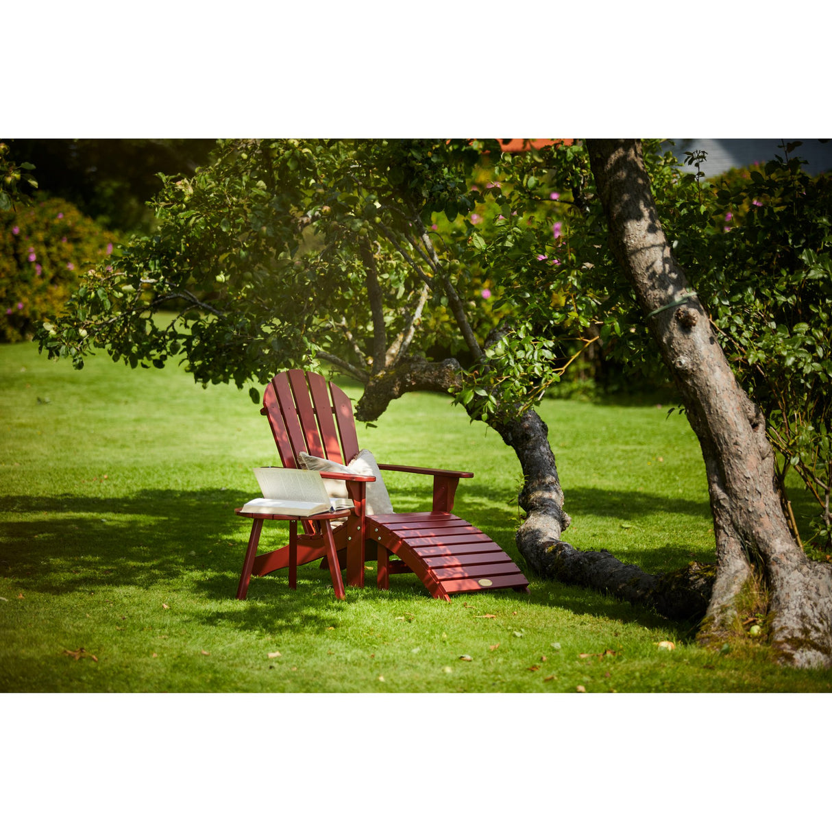 Tennessee Däckstol Oxidröd