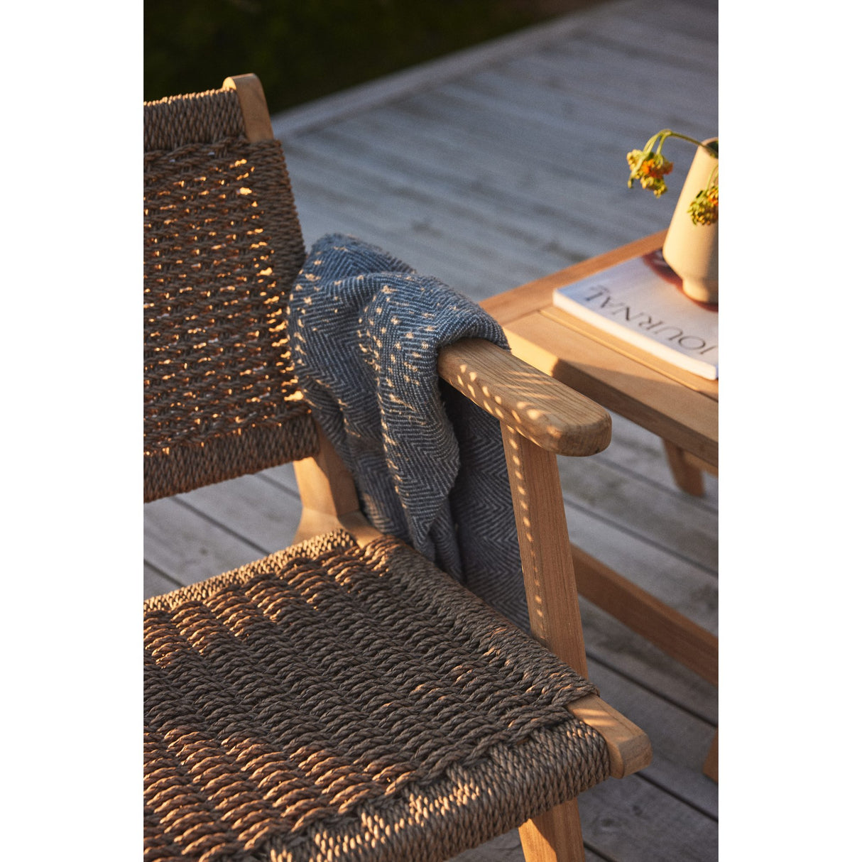 Eya Trädgårdsstol med Viro fläta