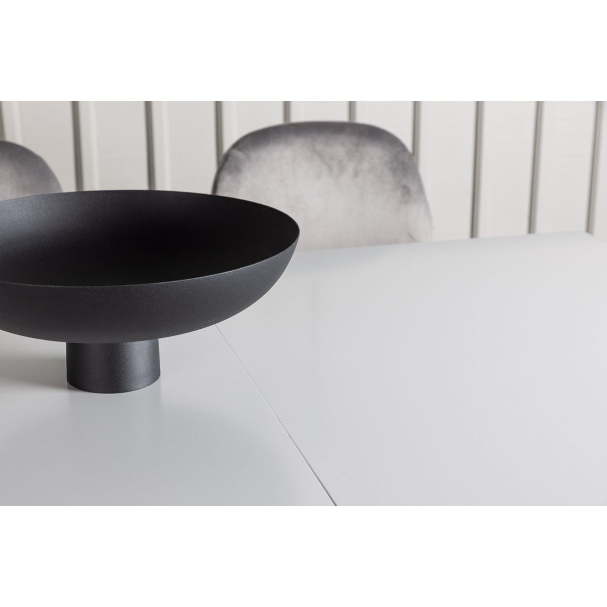 Disa, Eva Rektangulär matgrupp Silver, Grå,Vit, 120 x 80