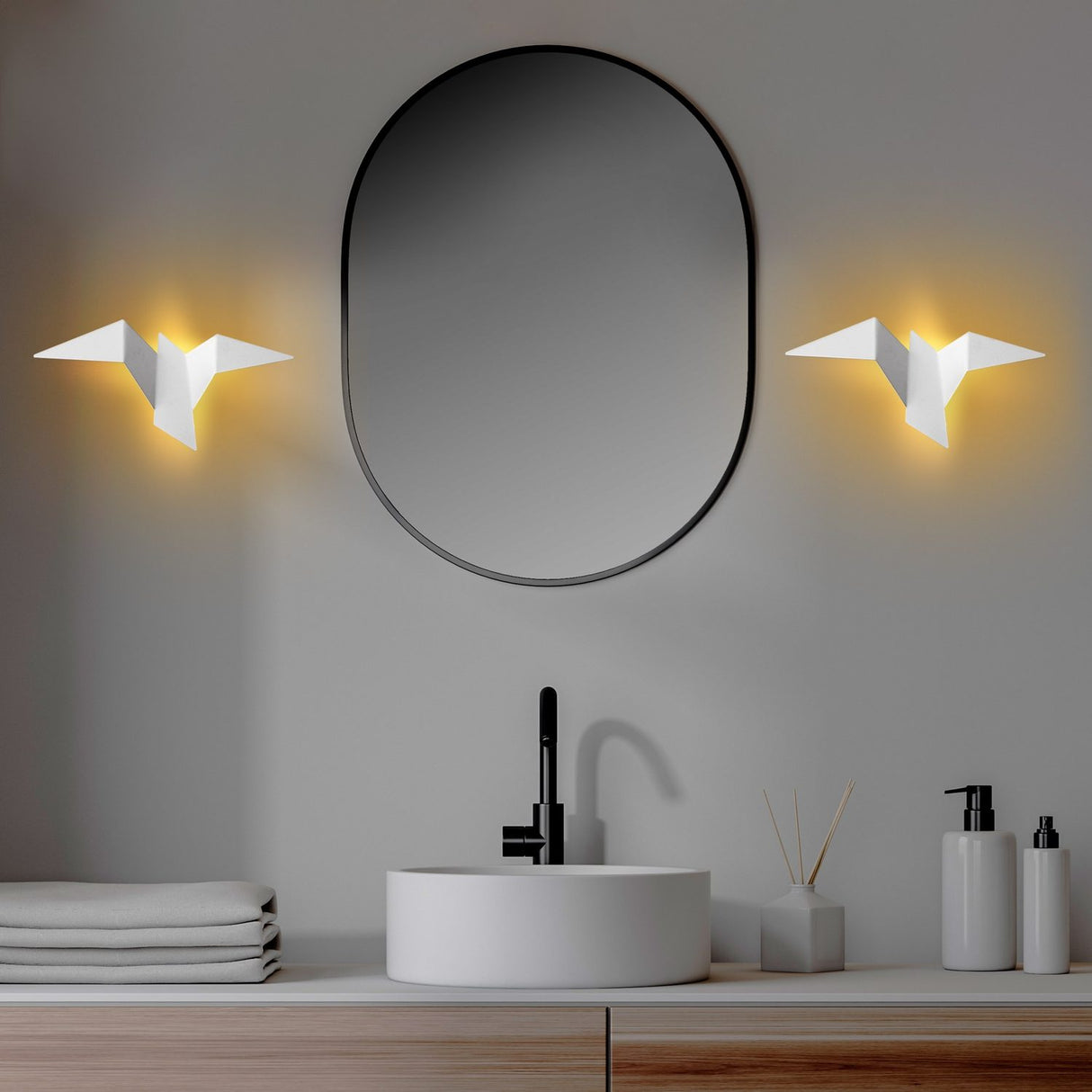 Pavos Vägglampa Vit
