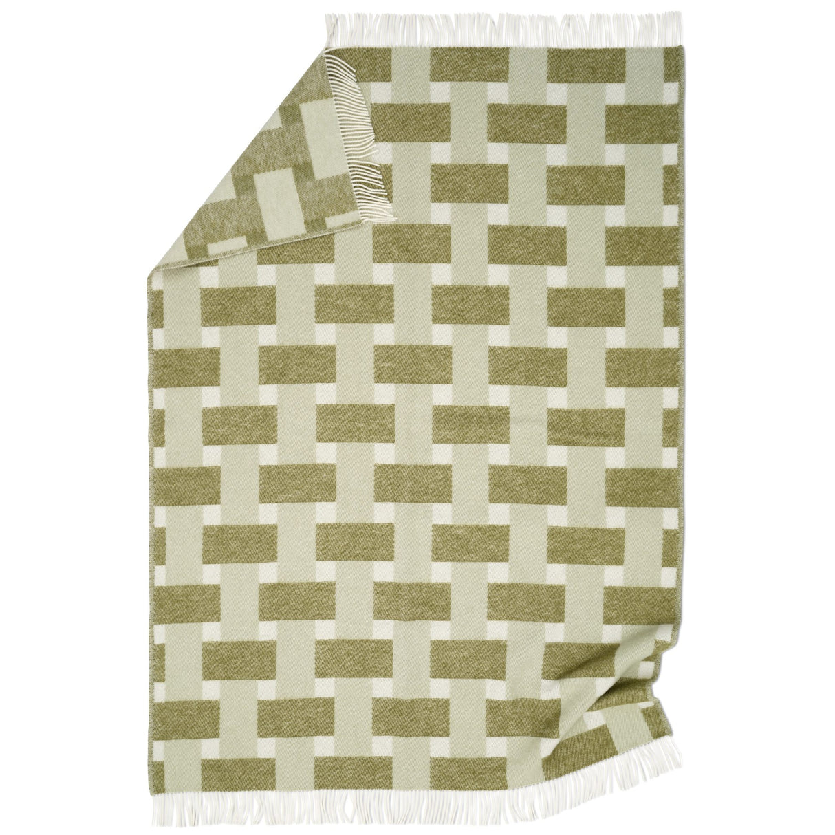 Weave 130x180 cm Pläd Grön