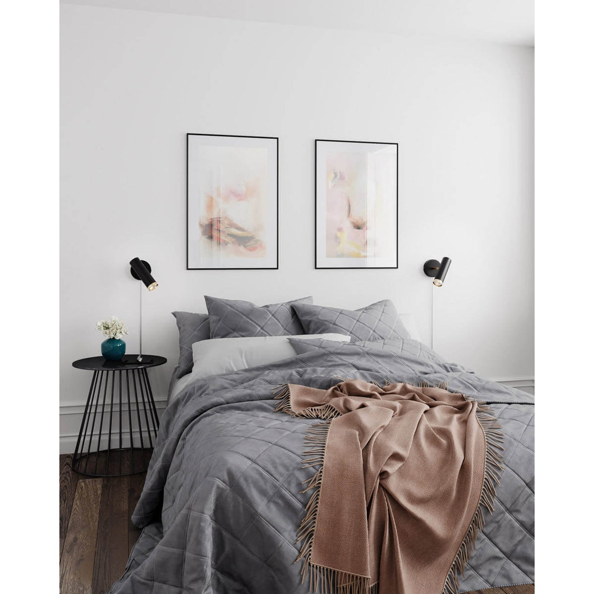 Puls Spotlight Vägglampa Svart matt