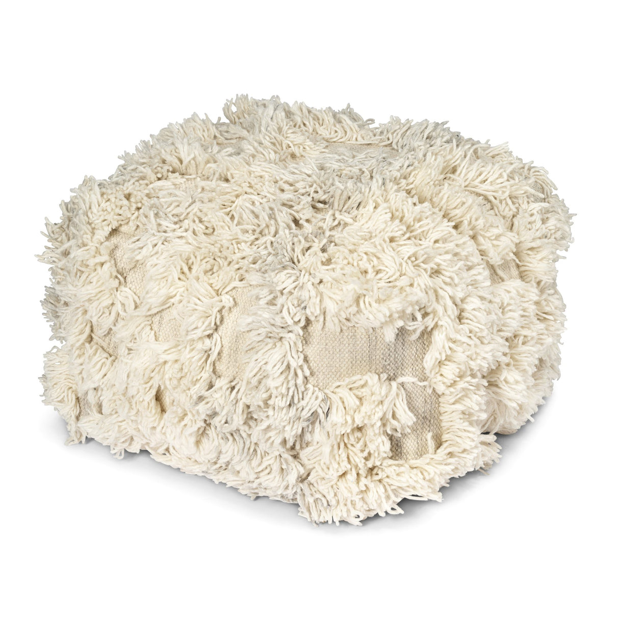 Rio 55x55 cm Puff Ivory/Melange