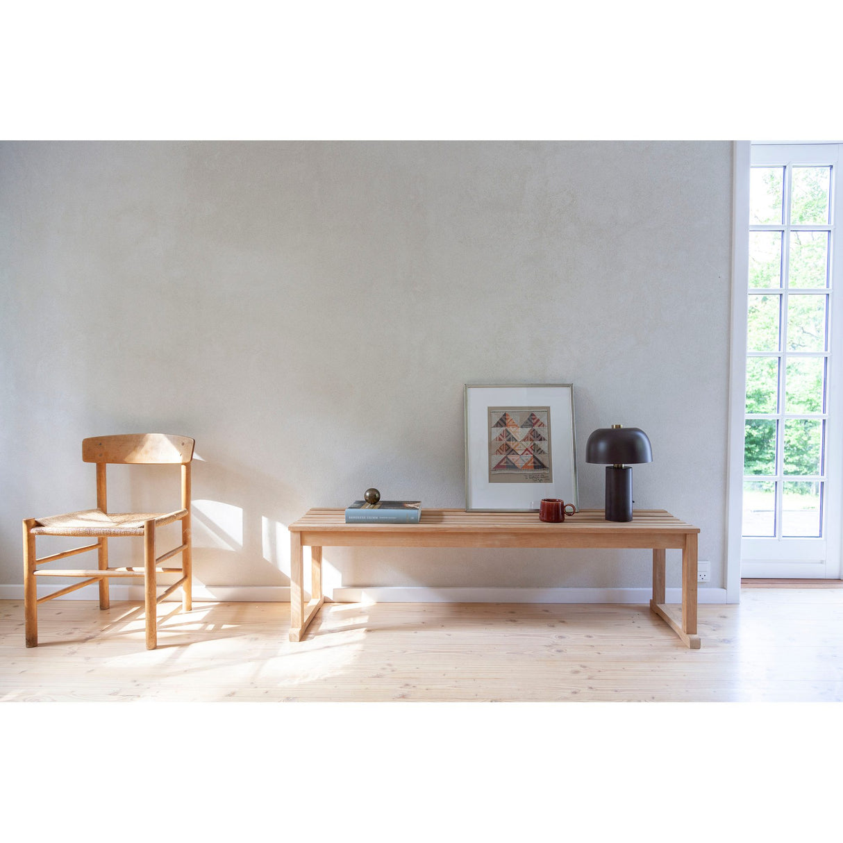 Vega Teak Trädgårdsbänk 150x40 cm - 3 personer