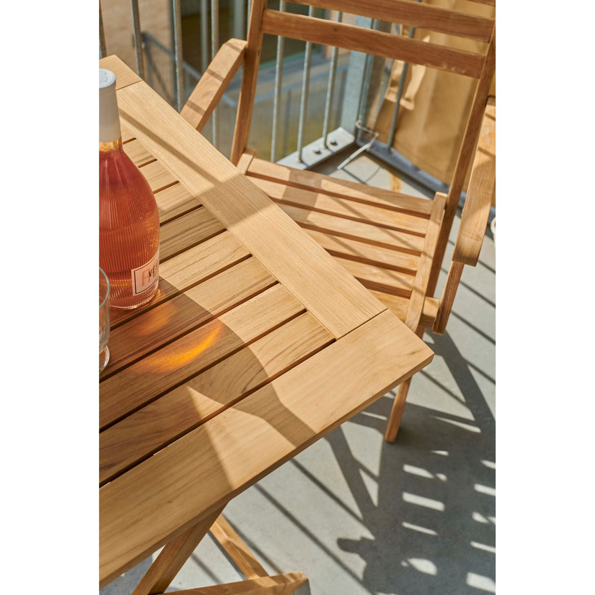 York 70x70 cm Klaffbord Teak