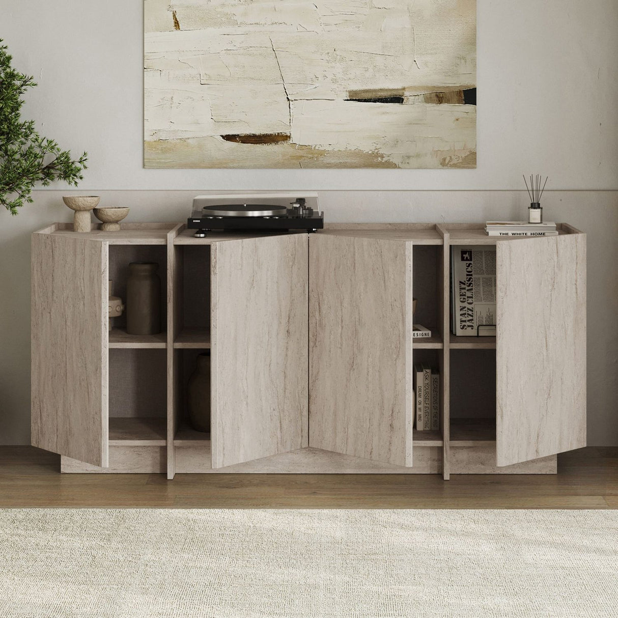 Dant Konsolbord Travertine