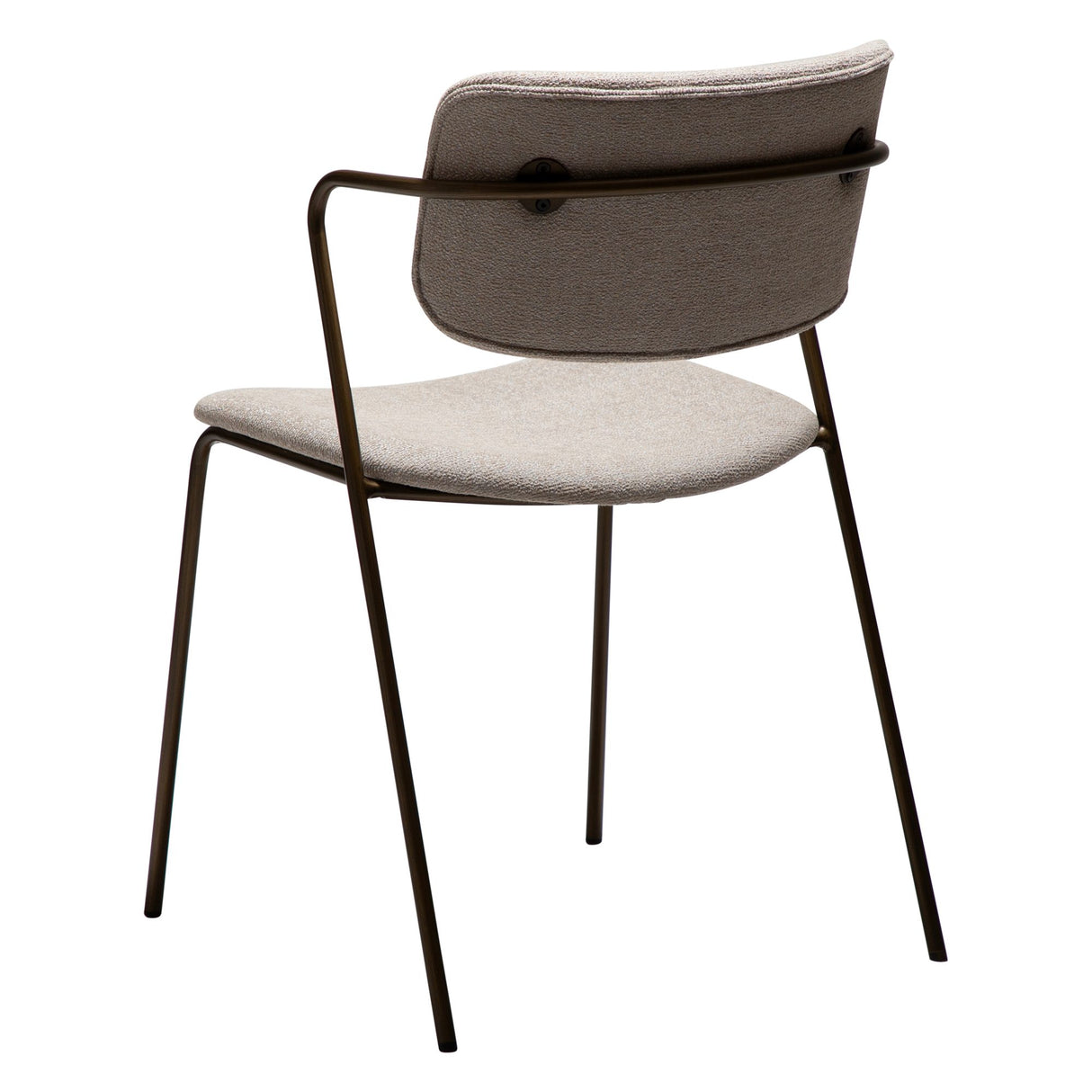 Zed Stol Cashmere bouclé, Antique Brass