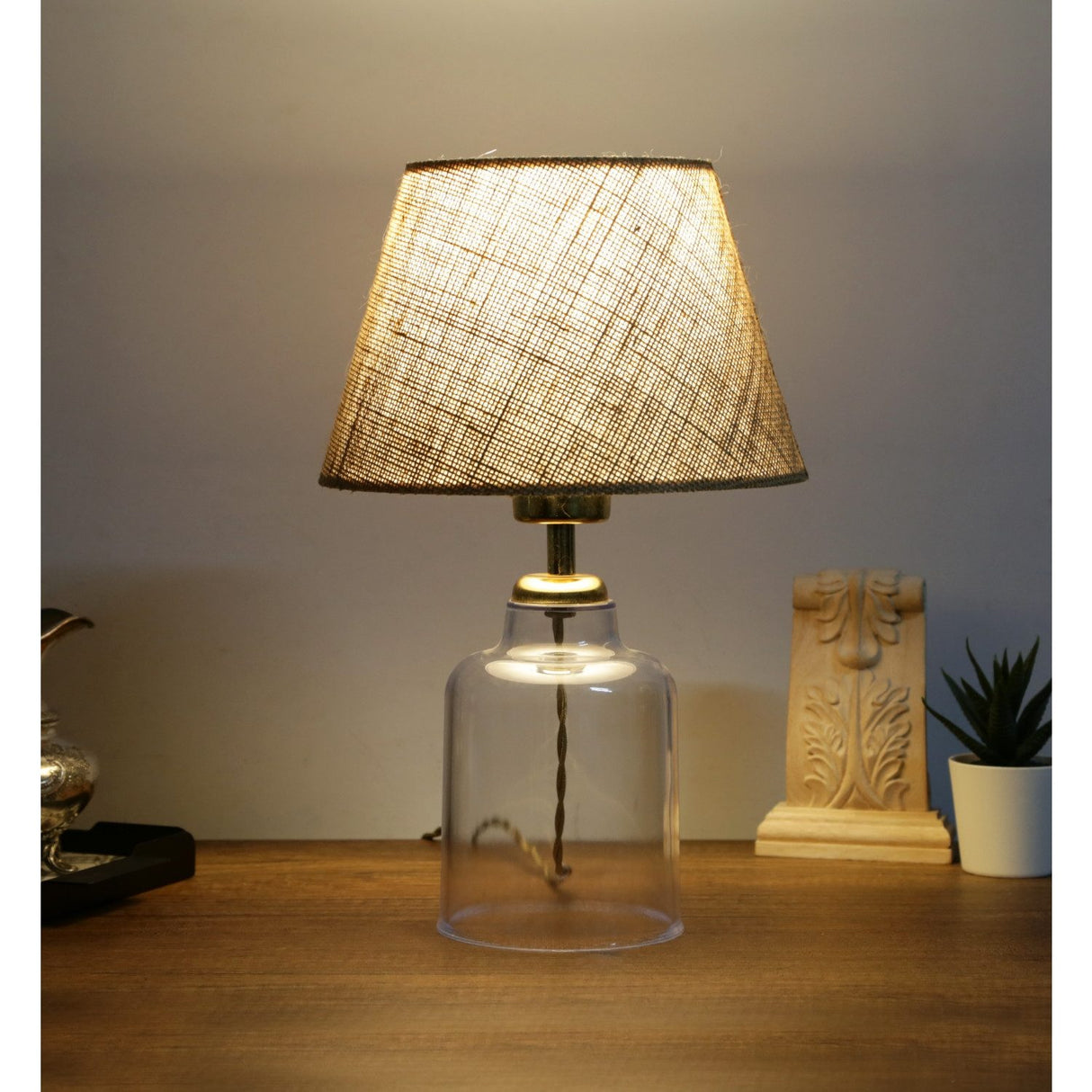 Ela (22 x 14 cm) Creme Bordslampa