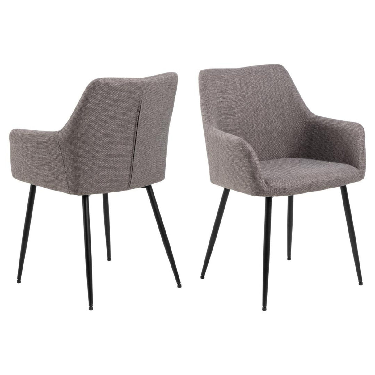 Kim Karmstol Basel tyg Gråbrun