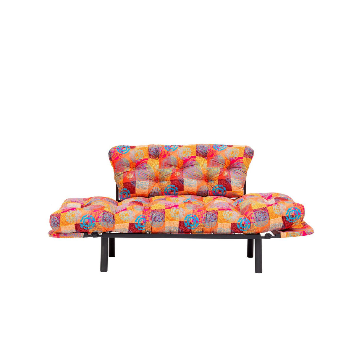 Dakar (155 x 80 x 70 cm) flerfärgad 2-sits bäddsoffa