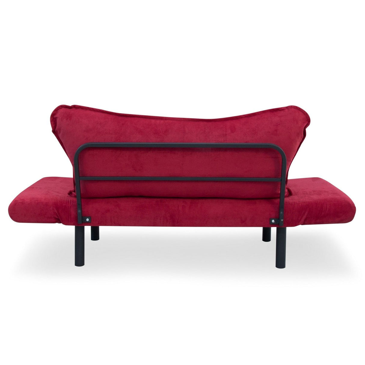Chatto (150 x 75 x 70 cm) 2-sits bäddsoffa Vinröd