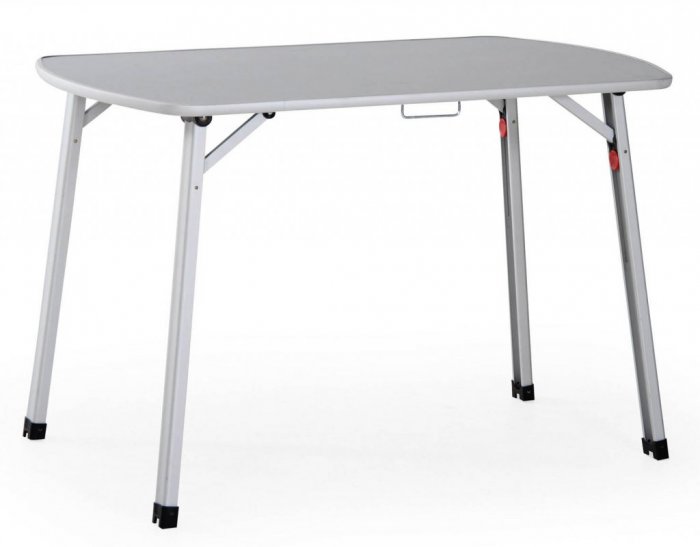 Wisla Campingbord 110x70 cm Matt Alu/Grå