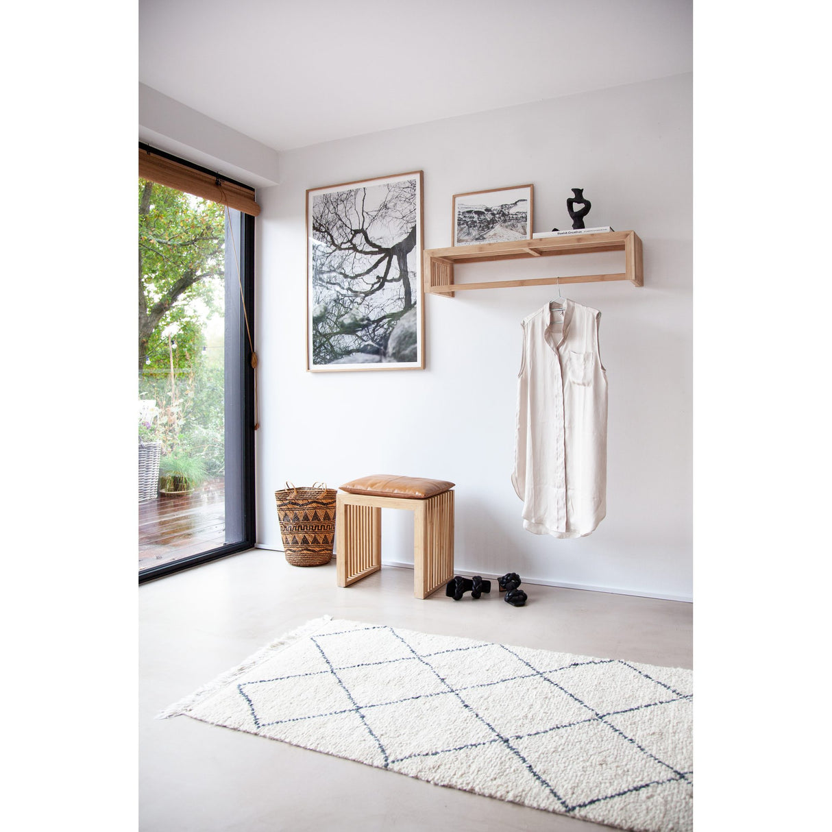 Rib Set Pall Bambu, Ljusbrun Sittdyna