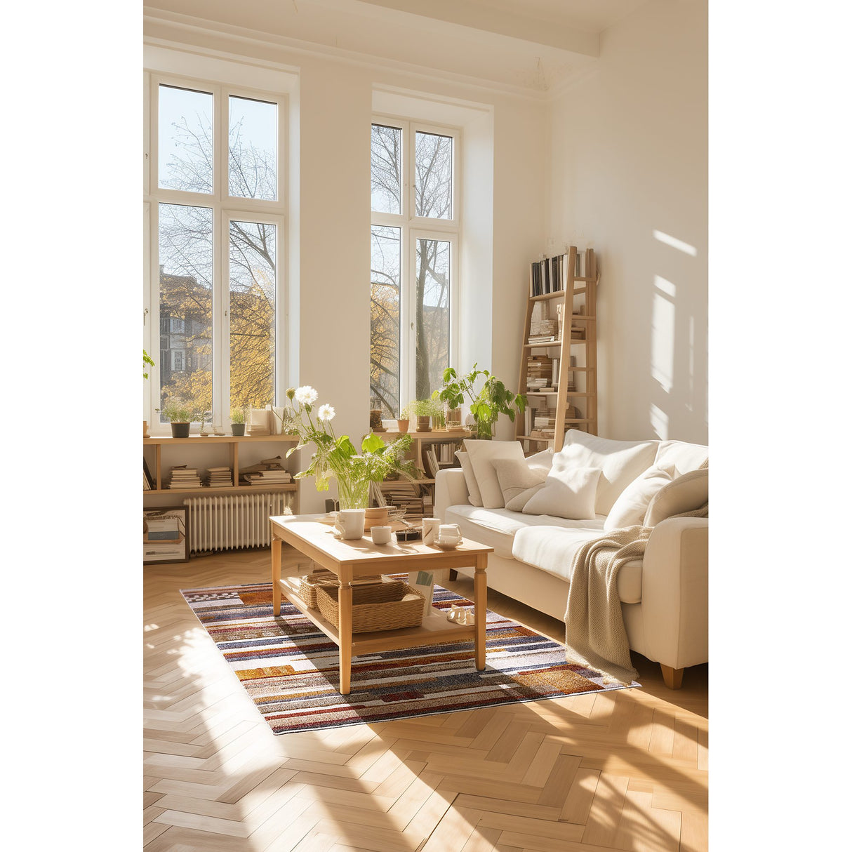 Lucca Multifärgad Wiltonmatta