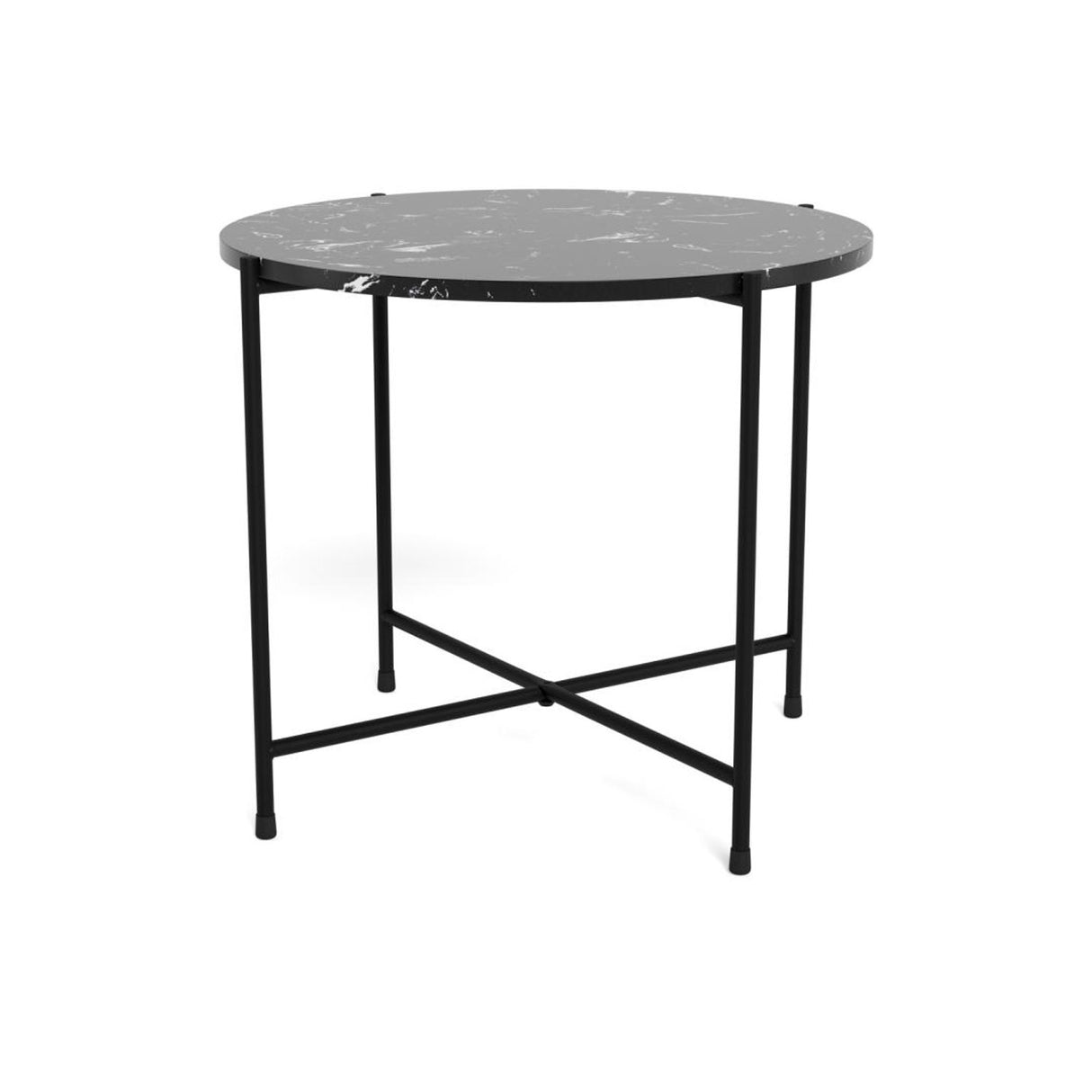 Opera Sidobord 52cm Svart Marmor