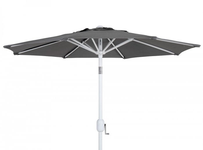 Cambre Parasoll 2,5m Vit/Grå