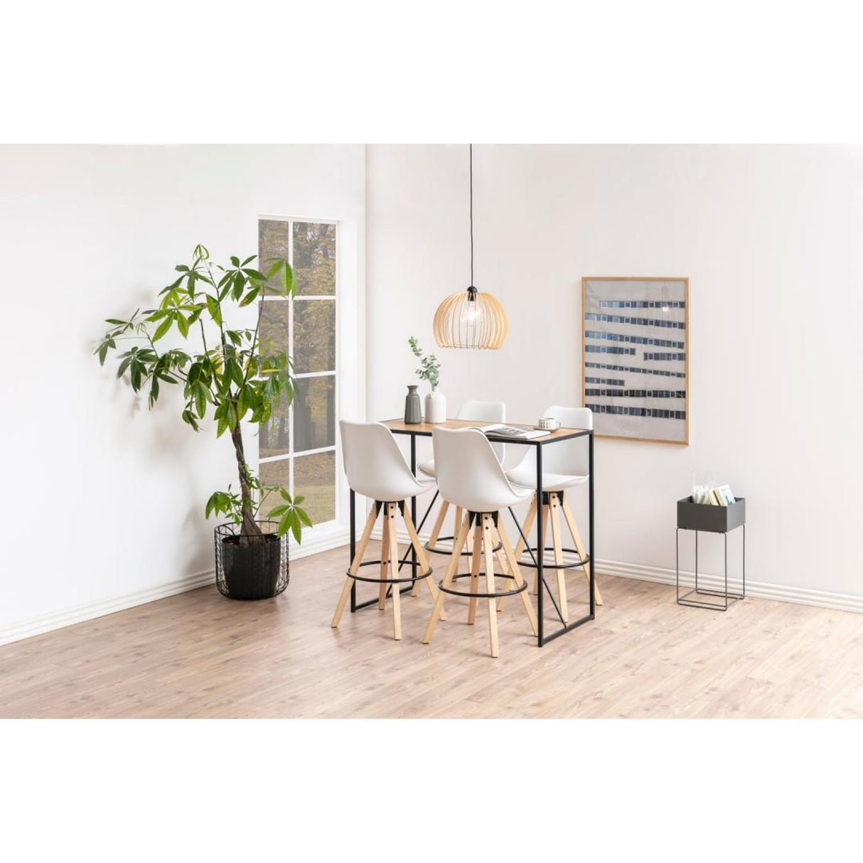 Sento Barstol PU Vit